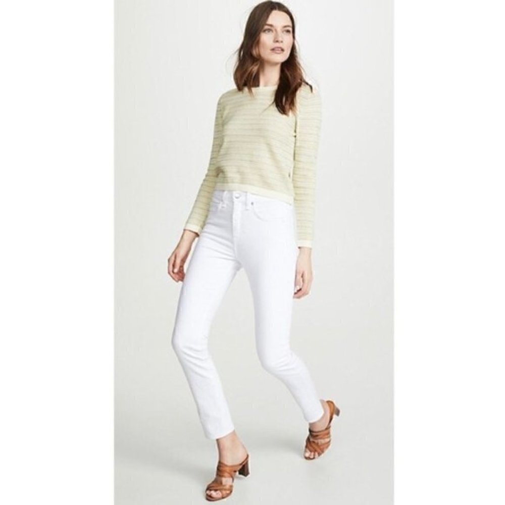 Veronica Beard Sweater XL NWT Boise Yellow Multi Nordstrom Luxury Thin Knit - Picture 13 of 15